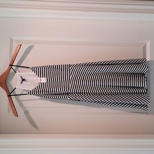 Express Dress- Black & White Strips, size 2